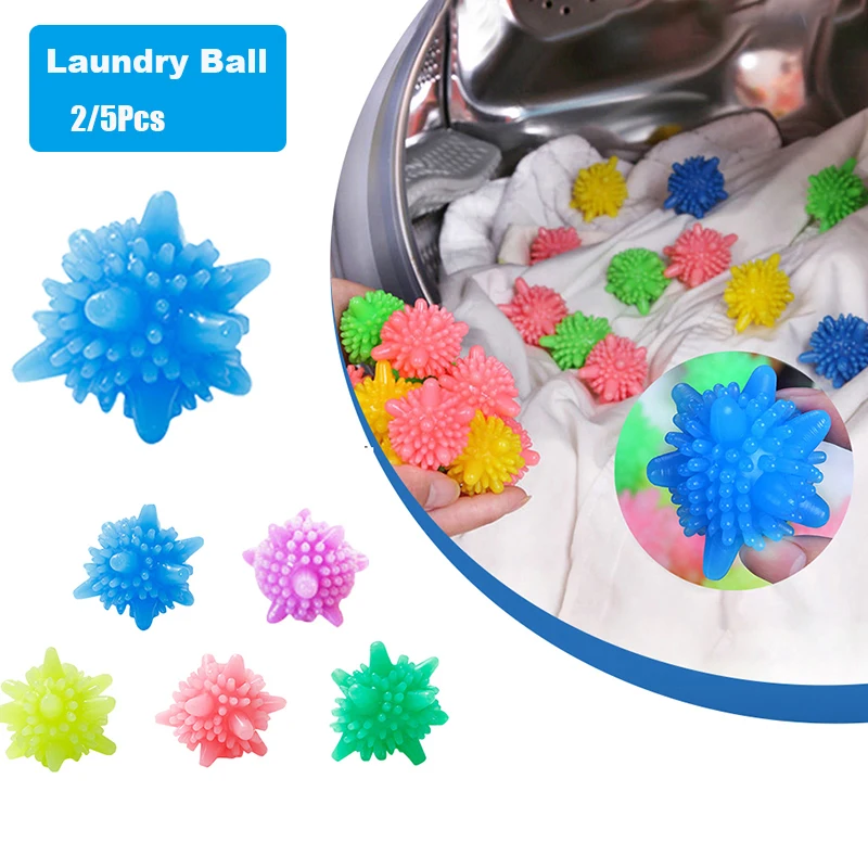 

5Pcs household laundry ball Reusable Washing Machine Magic stain removal solid friction wash ball Household Anti stain Supplies