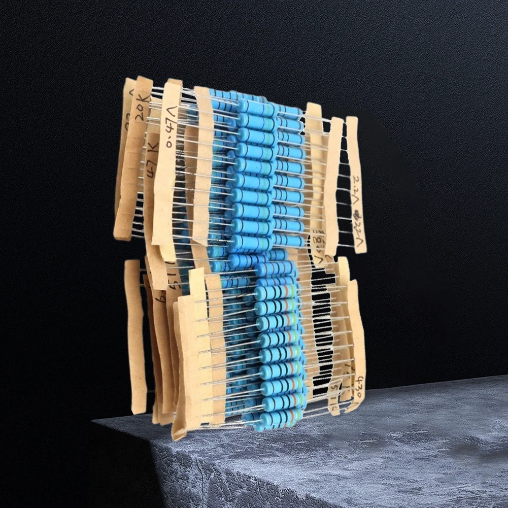 1300 шт. комплект металлопленочных резисторов 1R-3M набор сопротивления Ом в