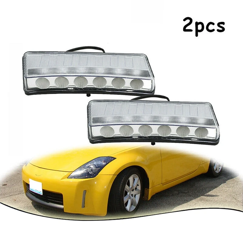 Светодиодный указатель поворота DRL для дневных ходов прозрачный Nissan 350Z 2003-2005 гг.