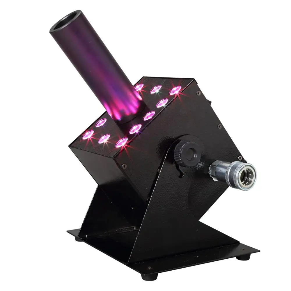 

Disco stage effects adjustable angle 12 led RGB lights 8-10 meters DMX512 co2 jet haze machine stage