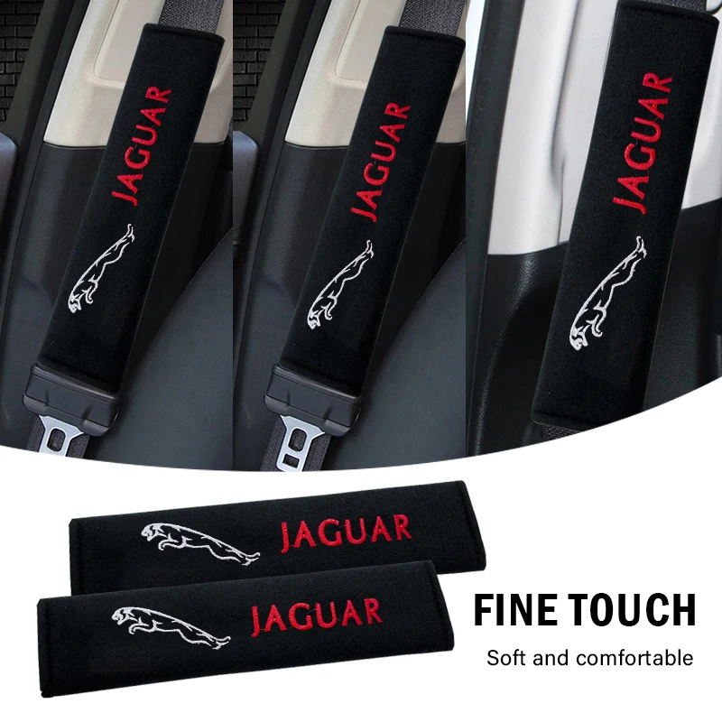 

Car Seat Belt Cover Universal Shoulder Pads Protector For Jaguar XF XE XJ XJ8 F Pace X Type F Type Necklace Tijera Ropa Llavero