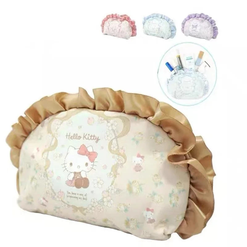 Kawaii Y2K Sanrio Hello Kitty косметичка для девочек маленькая свежая с мультяшным принтом