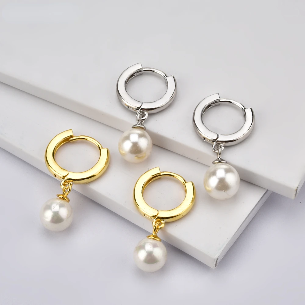 

Simple and versatile pearl earrings female S925 exquisite elegant fashion focus party banquet anniversary gift