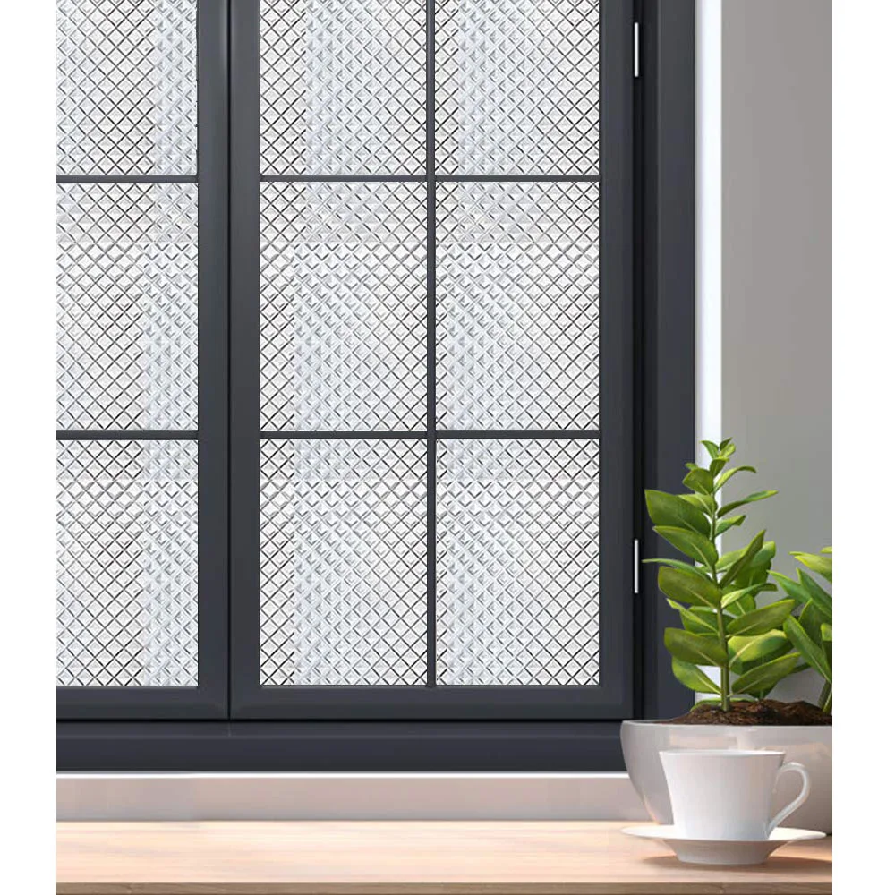 

30*100 Cm Mosaic Decorative Window Film Stained Glass Stickers Sun Block Window Film Adhesive Christmas Decorations For Home