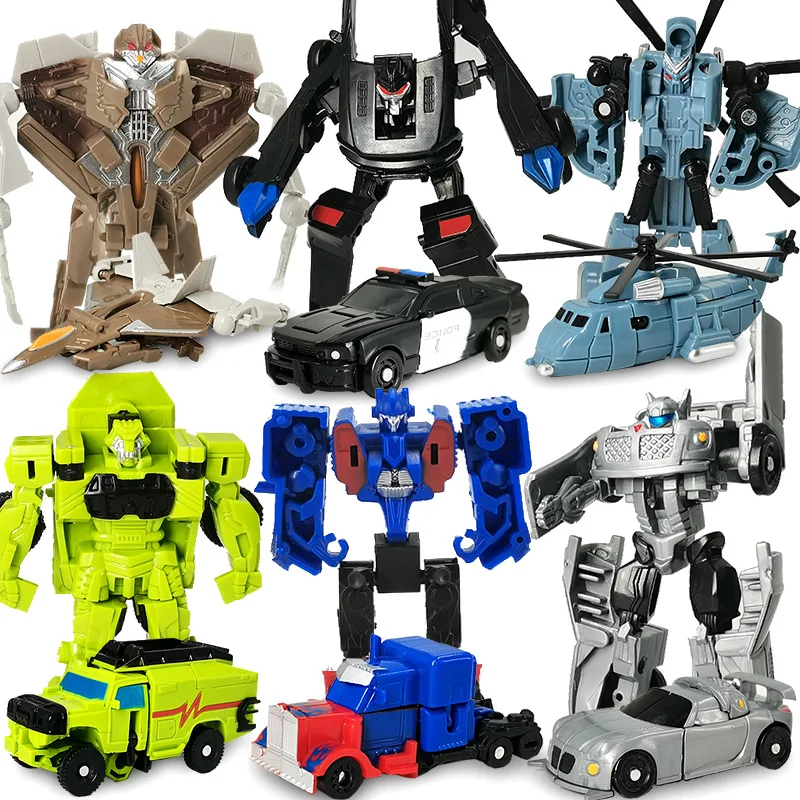 

Трансформеры игрушечные мини-роботы модели автомобилей Детские аниме экшн-фигурки Optimus Prime Детские интерактивные Трансформеры бамбель игр...