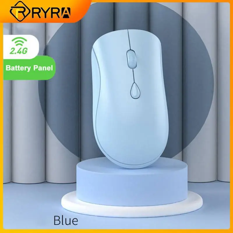 

RYRA Dual-mode Mouse 2.4g Wireless Mouse Bluetooth Mouse Cute Morandi Ergonomic 3D Office Mouse For Kid Girl Gift PC Tablet