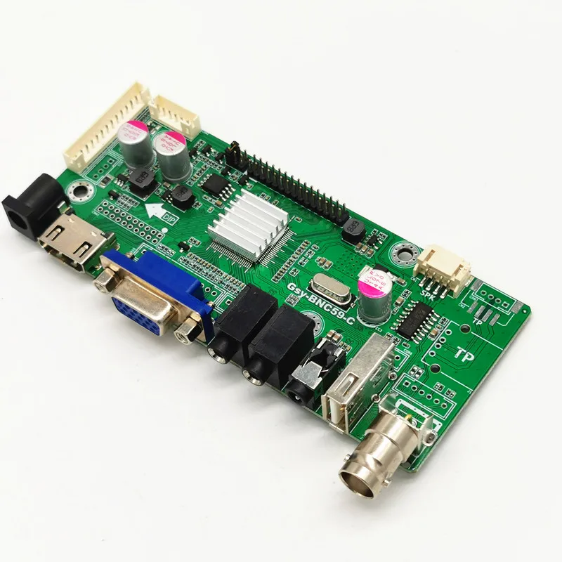 Монитор автомобильный с IPS-матрицей 10 1 дюйма HDMI совместим USB VGA AV BNC |