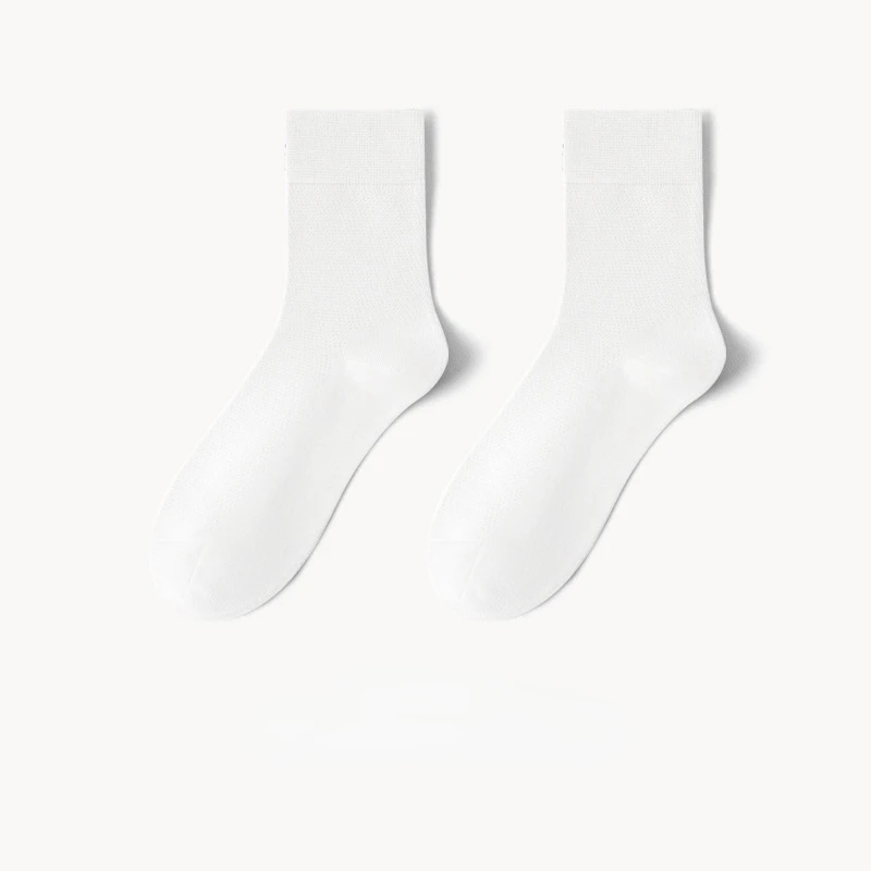 Women's Summer Thin Cotton Breathable Mesh Deodorant Cotton Socks for Spring and Autumn