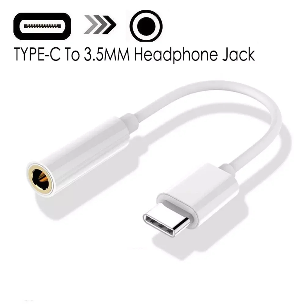 

Braided Cable Adapter USB-C Type C To 3.5mm Jack Headphone Cable Audio Aux Cable Adapter for Xiaomi Huawei for Smart Phone
