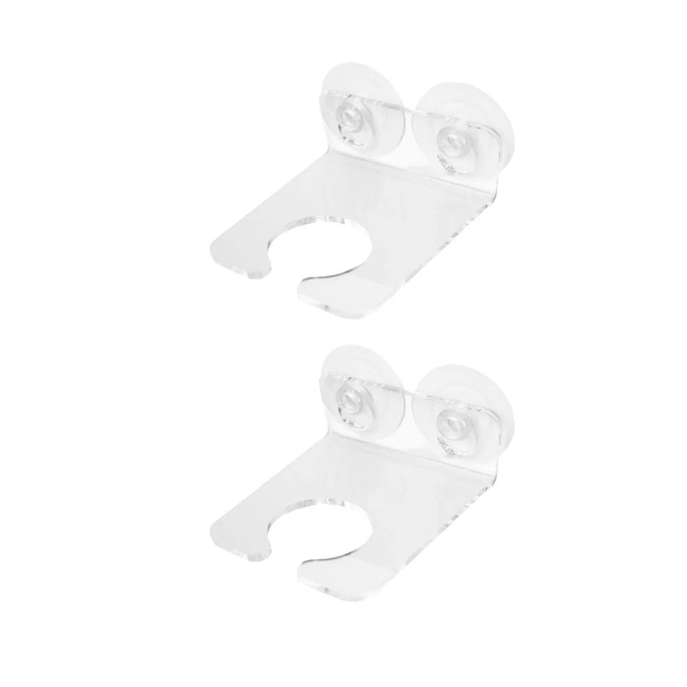 

2PCS Rack Suction Cup Holder Single-glass Holder Acrylic Rack Transparent Holder for
