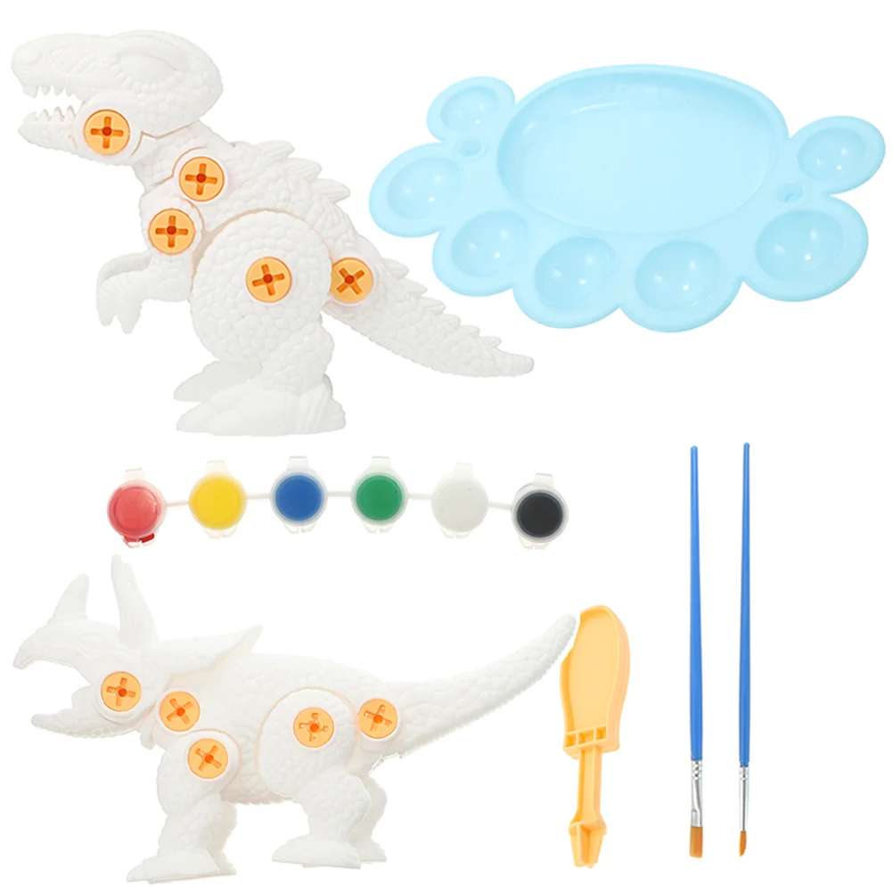 

Динозавр, детские игрушки, сувениры для вечевечерние, чулки, игрушка, 12 3D комплект, живопись, рукоделие «сделай сам», покраска, творческие из...