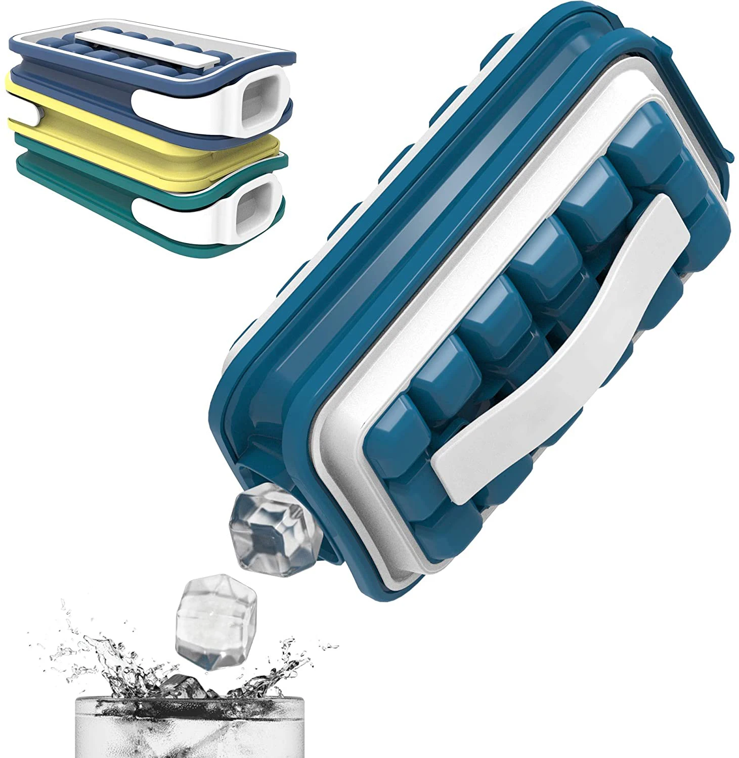 

Ice Cube Tray 36 Grids DIY Silicone Ice Cream Mold Kitchen Ice Cube Maker Kettle Portable Cooler Ice Cube Bag Storage Container