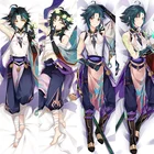 Чехол Genshin Impact Dakimakura, наволочка Xiao Peachskin, обнимающая подушка для тела, наволочка в стиле аниме, игровой чехол, украшение для дома