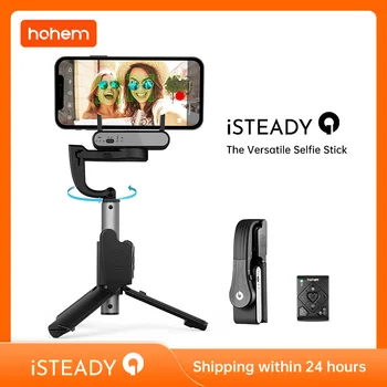 Hohem iSteady Q Handheld Gimbal Stabilizer Phone Selfie Stick Extension Rod Adjustable Tripod with Remote Control for Smartphone 1