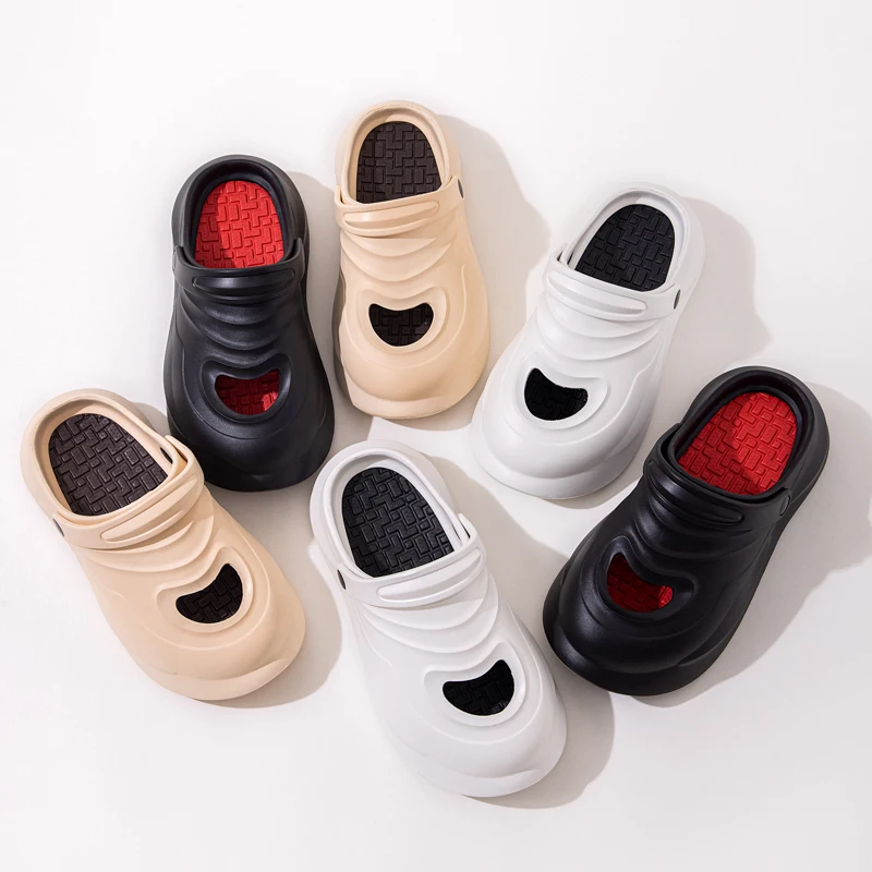 

сандалии мужские летние Шлепанцы из ЭВА для мужчин и женщин, вентилируемые сандалии, удобная пляжная обувь, 45 туфли женские