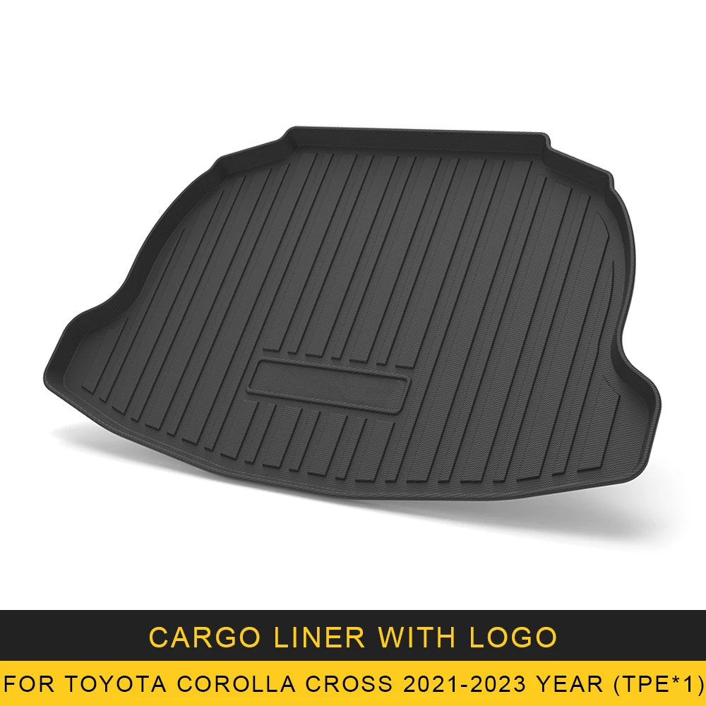 

For Toyota COROLLA CROSS 2021-2023 Car Cargo Liner box Mat TPE Anti-slip Trunk Mat Trunk Tray Carpet Interior Accessories