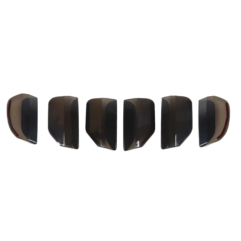 

6Pcs Smoked Rear Tail Light Decor Cover for Ford Mustang 2015-2017