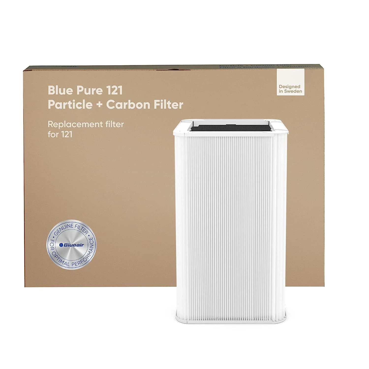 

Pure 121 Genuine Replacement Filter, Particle and Activated Carbon, Fits Blue Pure 121 Air Purifier