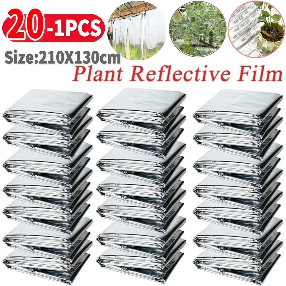 Серебряная светоотражающая пленка для теплиц растений