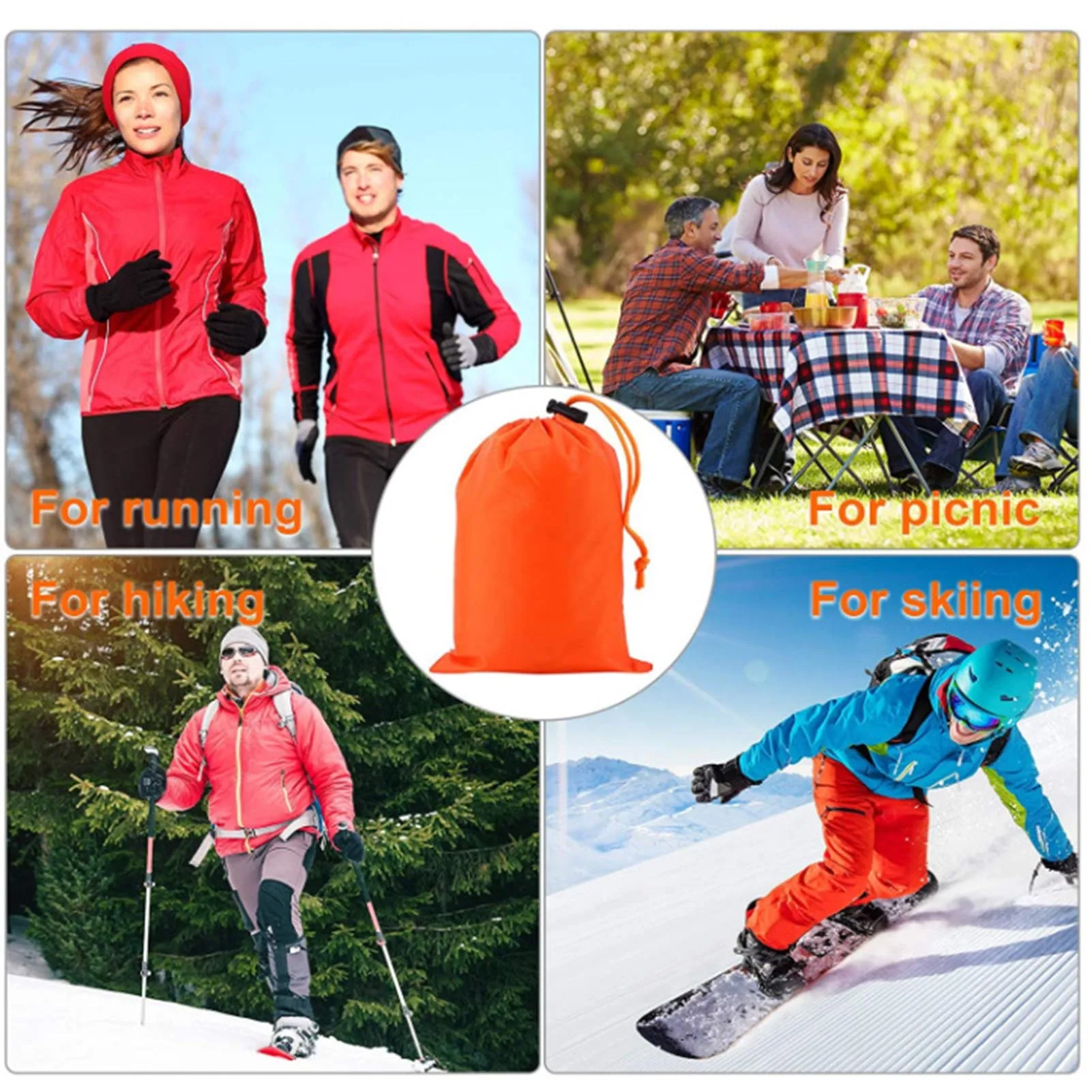 

Emergency Survival Shelter Kit Thermal Blanket Sleeping Bag Portable Sleeping Bag Outdoor Survival Tool