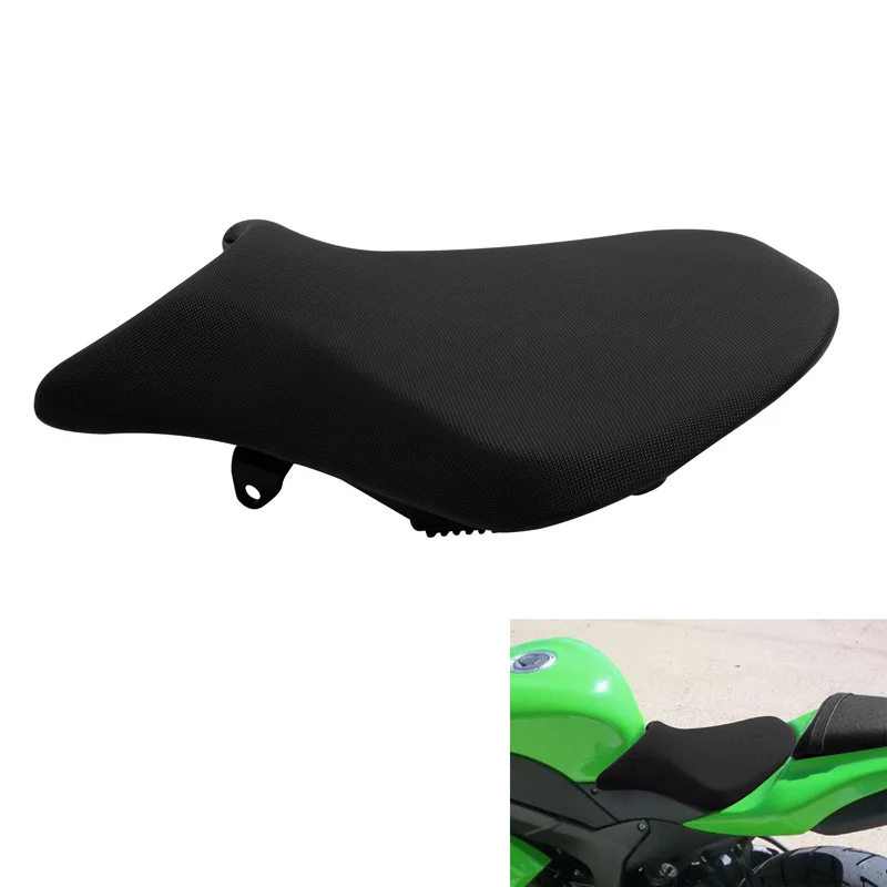 

Переднее сиденье водителя мотоцикла для Kawasaki NINJA ZX6R ZX 6R 2007-2008, черное