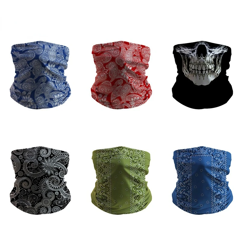 

Pattern series multi-functional magic ice silk headscarf multi-functional sunscreen windproof riding mask seamless