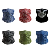 pattern series multi functional magic ice silk headscarf multi functional sunscreen windproof riding mask seamless