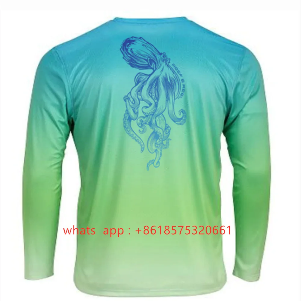 

Fishing Long Sleeve Performance Shirt Men Summer Breathable Fishing Clothing Camisa De Pesca Uv Protectionquick Dry Shirts