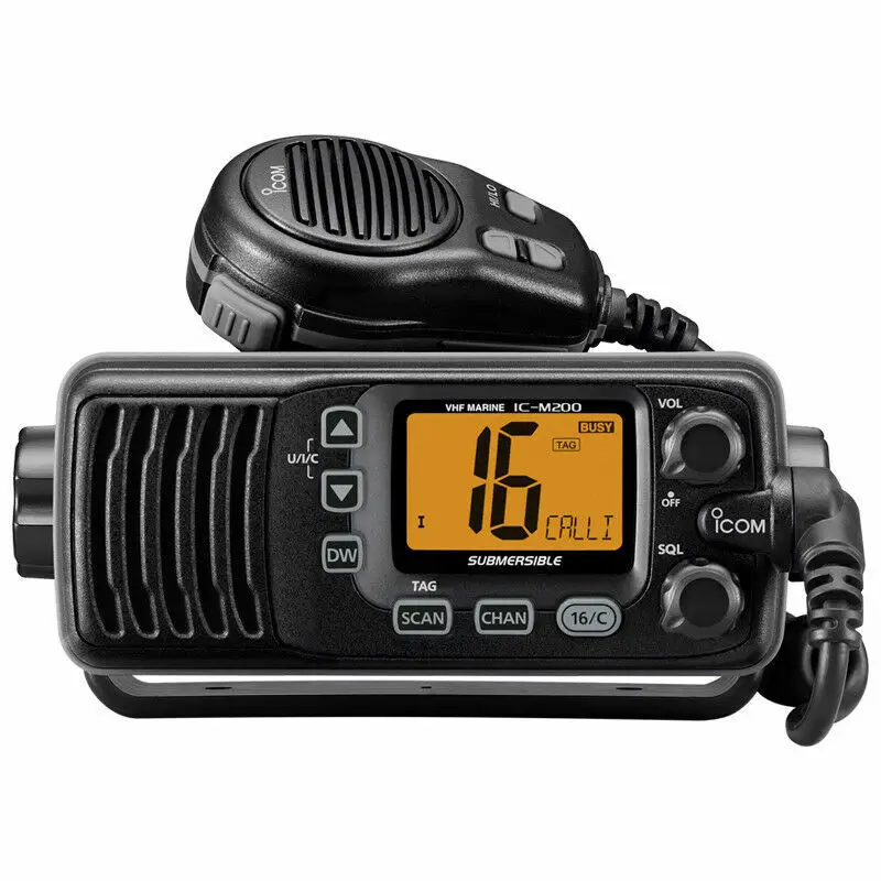 

IC-M200 VHF Black Marine Radio