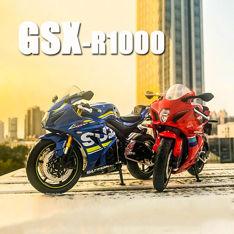 

The new 1:12 Gsx - R1000 motorcycle model die casting alloy toy motorcycle racing engine children toy boy gift collection