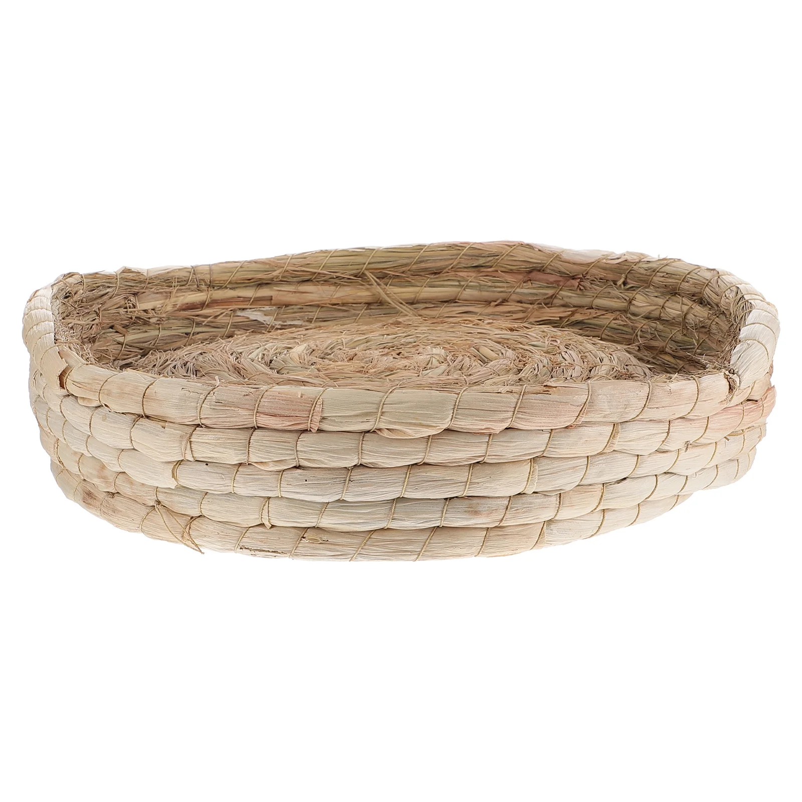 

Breeding Hatching Straw Birdwoven Pet Flat Hatch Outdoor Grass Base Chicken Cave House Household Egg Cage