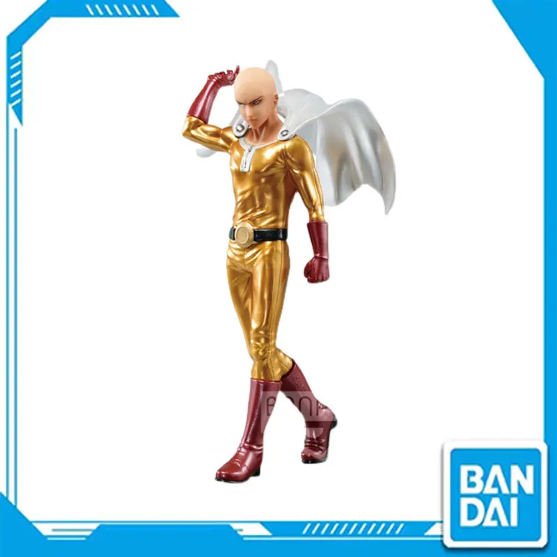 

Banpresto One Punch Man 20cm Saitama Metallic Color Bald Head Anime Action Figure Collectible Model Toys DXF Genuine Original