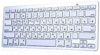 

NEW , portátil e moderno Delicado, Portátil e Moderno Teclado Bluetooth sem Fios Branco teclado mecânico gamer