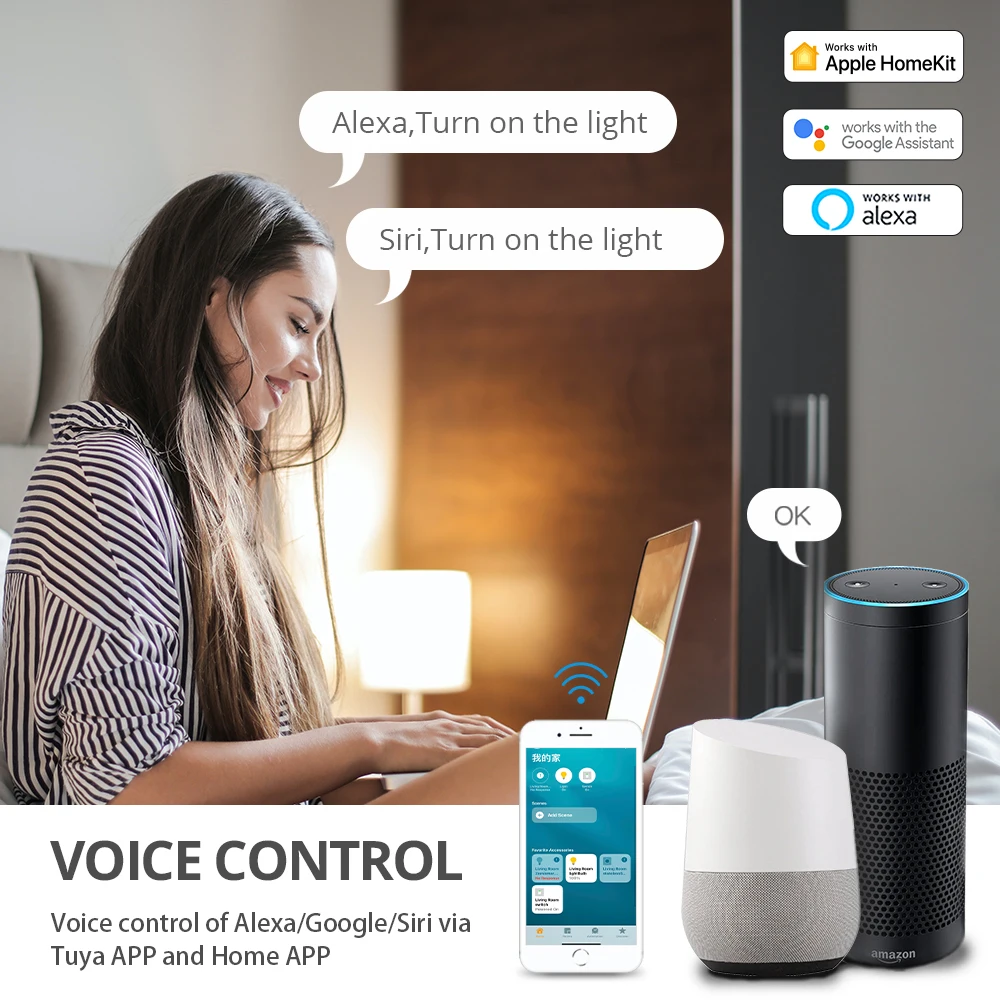 ZemiSmart Zigbee хаб мост работает с HomeKit умная связь Tuya светильник енный выключатель