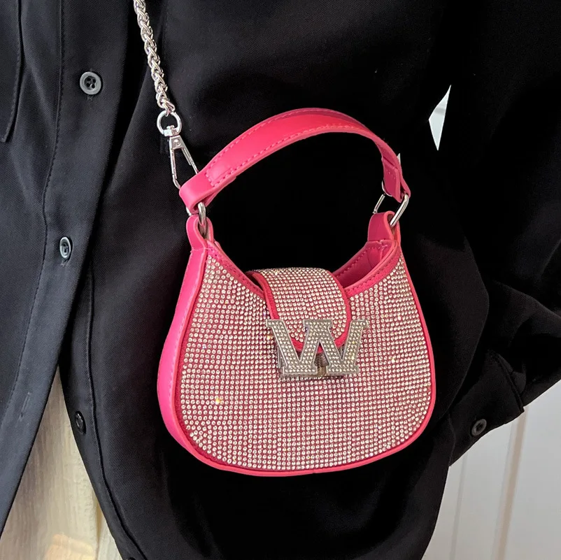 2023 New Unique Designer Women Bucket Bags High Quality Chain Diamond Shoulder Messenger Bags Women Purse And Handbag Sac A Main