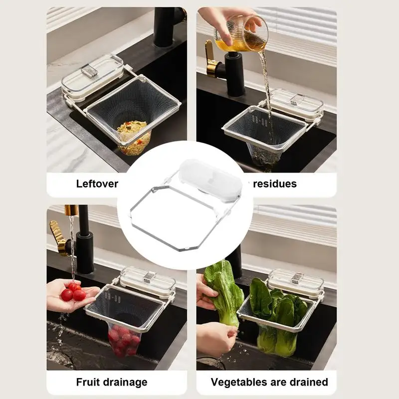 Стойка для фильтра кухонной раковины на присоске одноразовый карманный фильтр