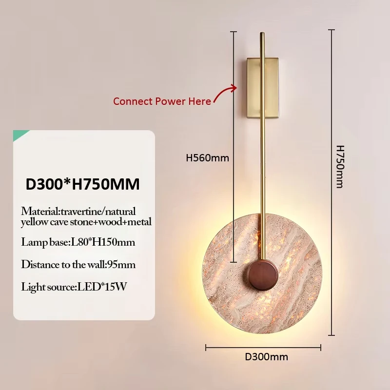 

Настенные светильники Chi Light Supplier из травертина