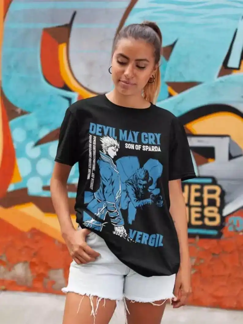 Футболка унисекс Virgil Devil Trigger May Cry DMC3 премиум-класса