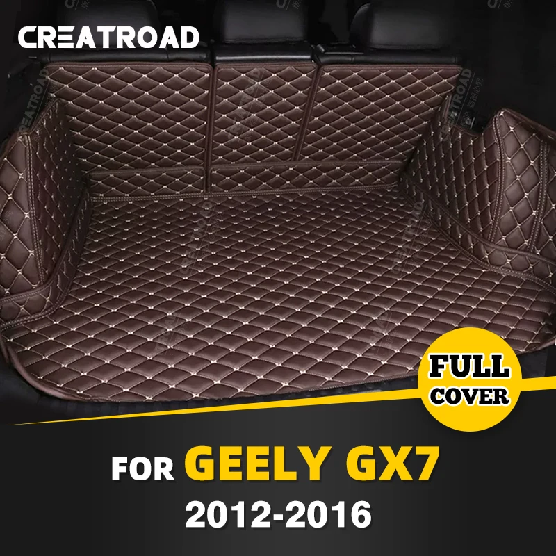 

Автомобильный коврик для багажника с полным покрытием для GEELY GX7 5-Seat 2012-2016 15 14 13, защитная накладка на багажник автомобиля, аксессуары для защиты интерьера