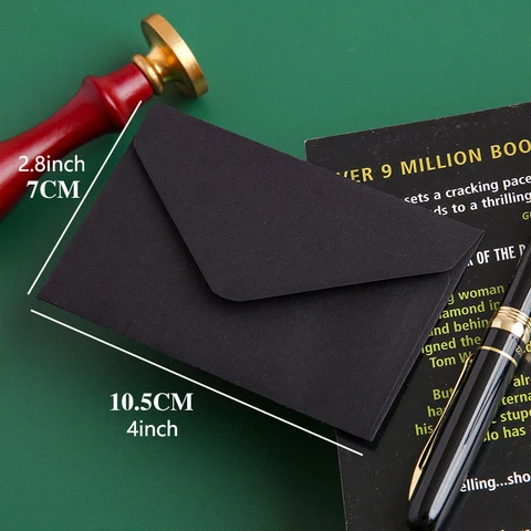 Крафтовые мини-конверты 50 шт.