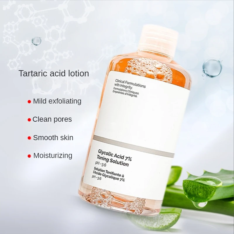 

Face Toner Glycolic Acid 7% Toning Solution Anti Aging Acne Wrinkles Remover Shrink Pores Firming Wrinkles Facial Skin Care