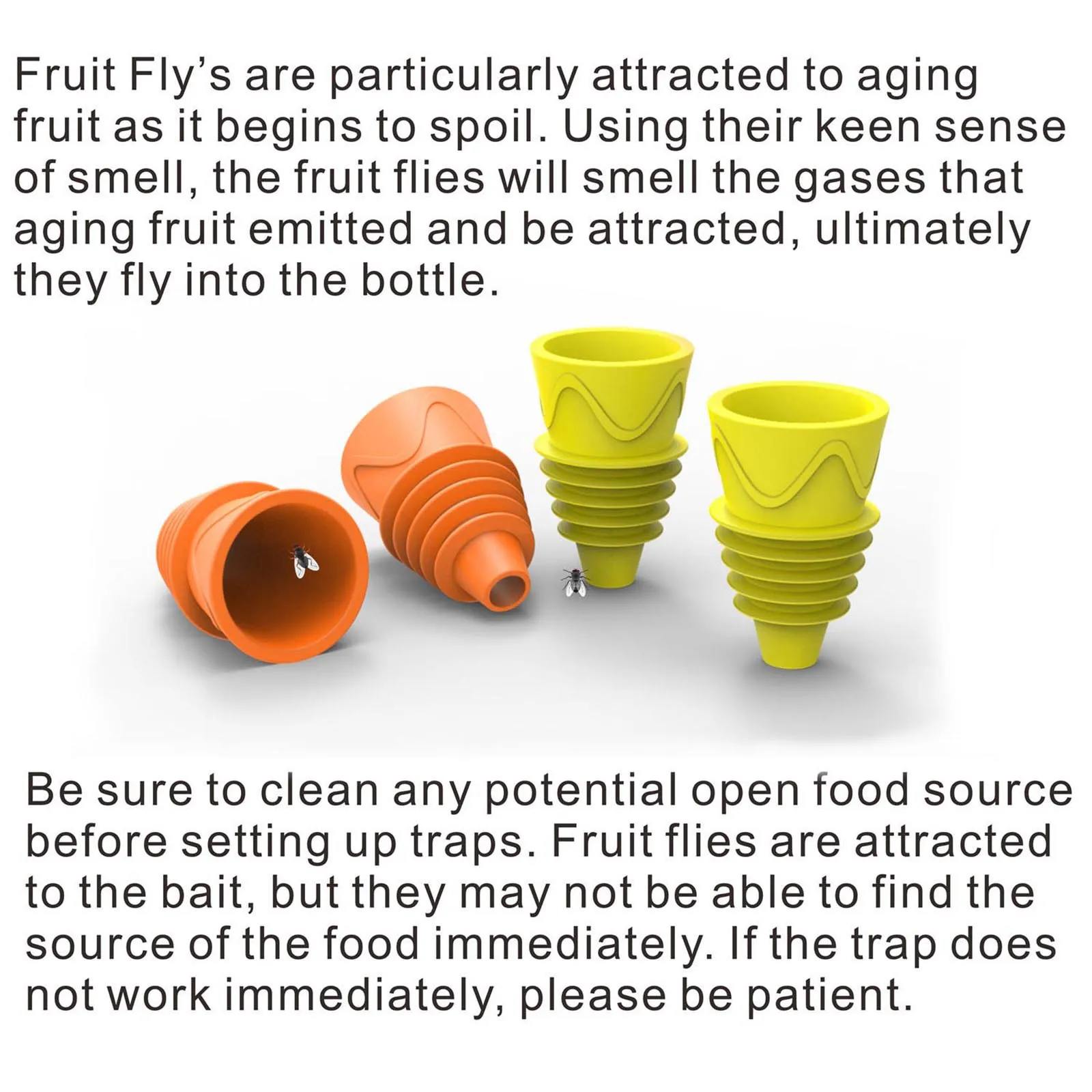 

Fruit Fly Trap Catch Bottle Stopper Fly FRUIT FLY TARP Fly Ribbon