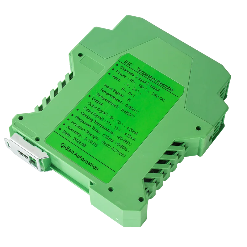 Датчик температуры термопары типа J 0-1200 ℃ Преобразователь сигнала 4-20 мА 0-10 В 0-5