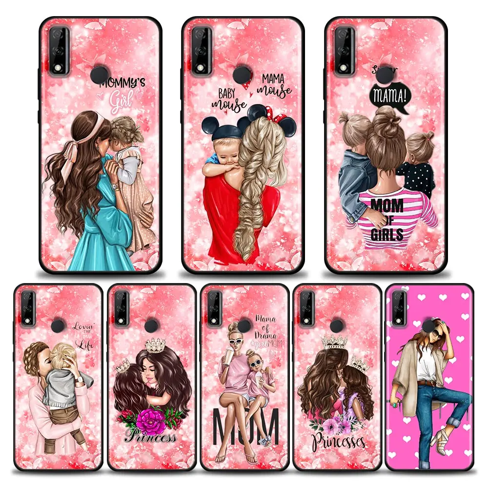 

Phone Case for Huawei Y6 Y7 Y9 2019 Y5p Y6p Y8s Y8p Y9a Y7a Mate 10 20 40 Pro RS Silicone Cover Fashion Baby Mom Girl Queen