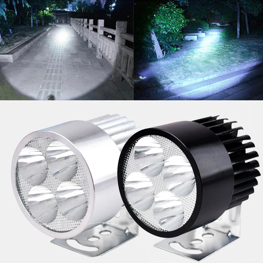 

Motorcycle Electric Bicycle LED Work Light Bar Turn Signal Car Headlight Motorbike Waterproof Led Fog Lights External Rogue Lamp