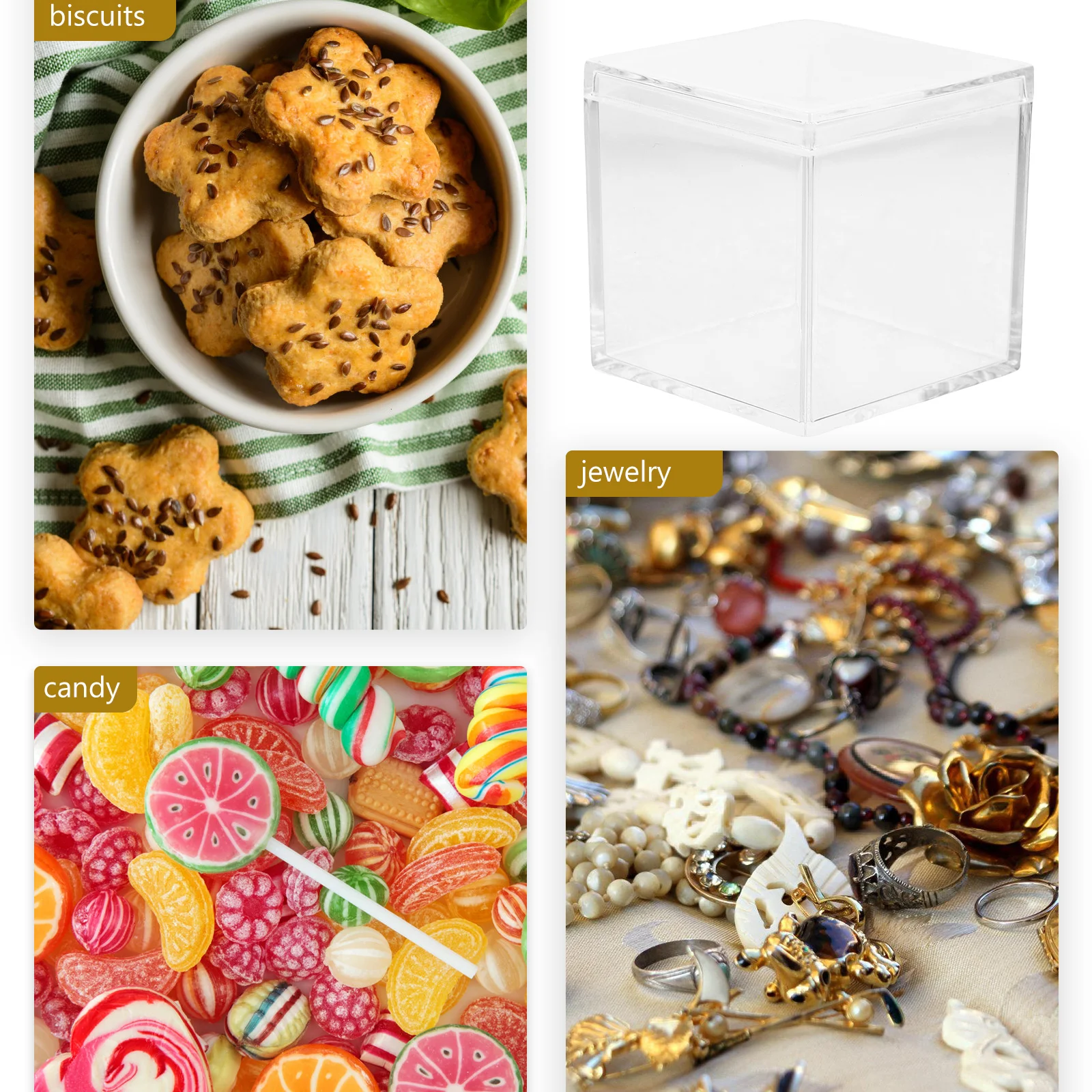 9 шт. маленькая прозрачная коробка контейнеры для еды с крышками универсальные