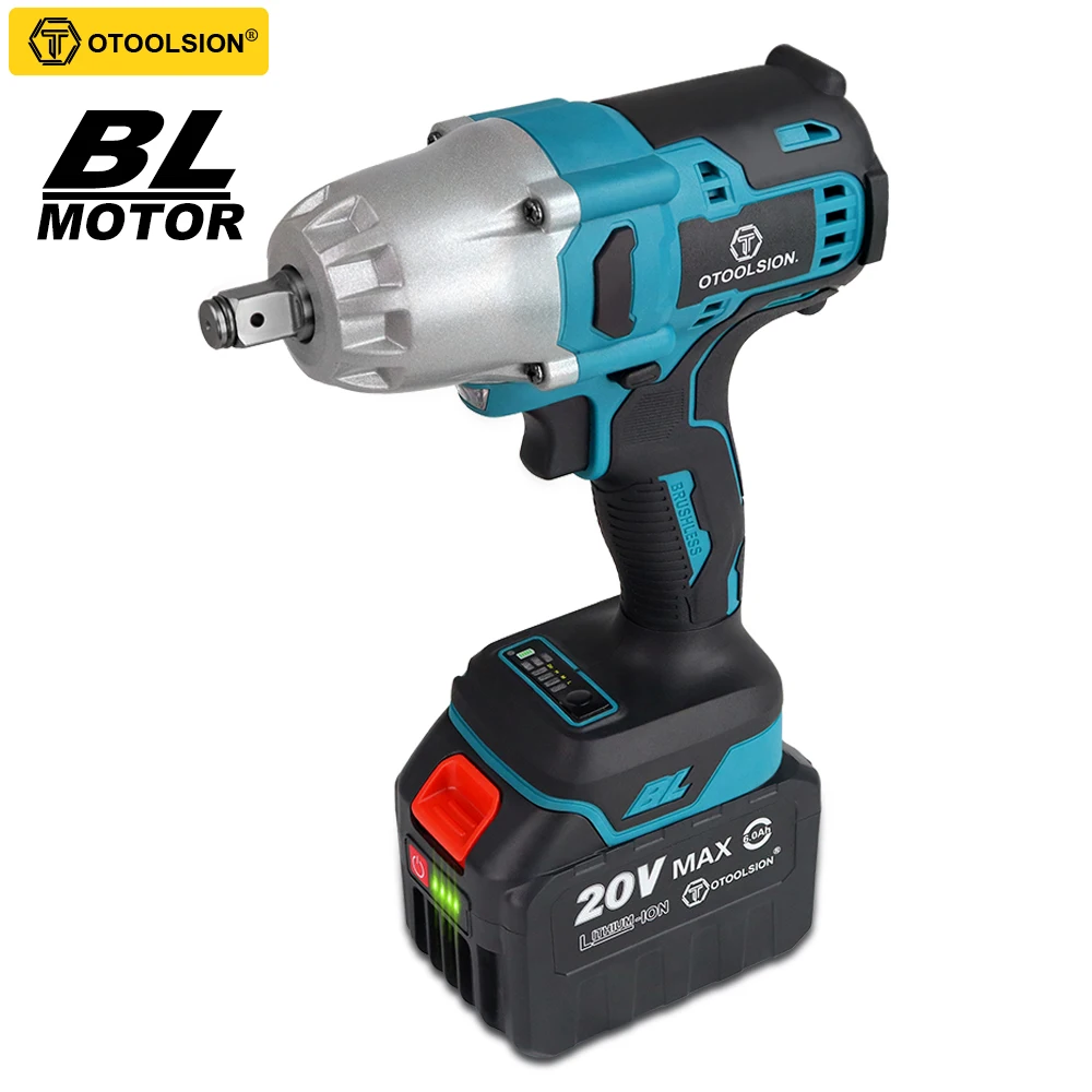 

High Torque Brushless Electric Impact Wrench Brushless Cordless Impact Wrench 20v Brushless Wrench With Batteries Hand Drill