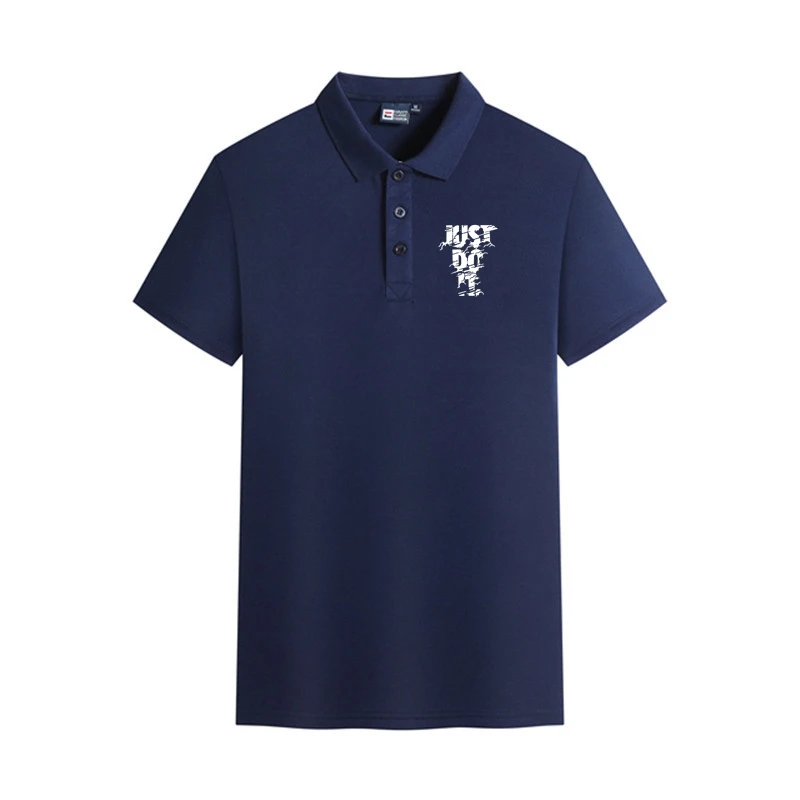 

2022, модная футболка-поло, Мужская рабочая одежда, рубашка-поло с отложным воротником и надписью will, футболка с короткими рукавами, корпорати...