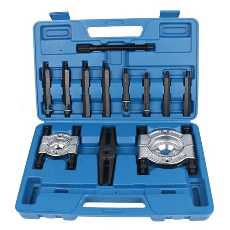 

14pcs Car Bearing Separator Puller Set Bearing Removal Tool Set Bar-Type Splitter Gear Puller Fly Wheel Tool