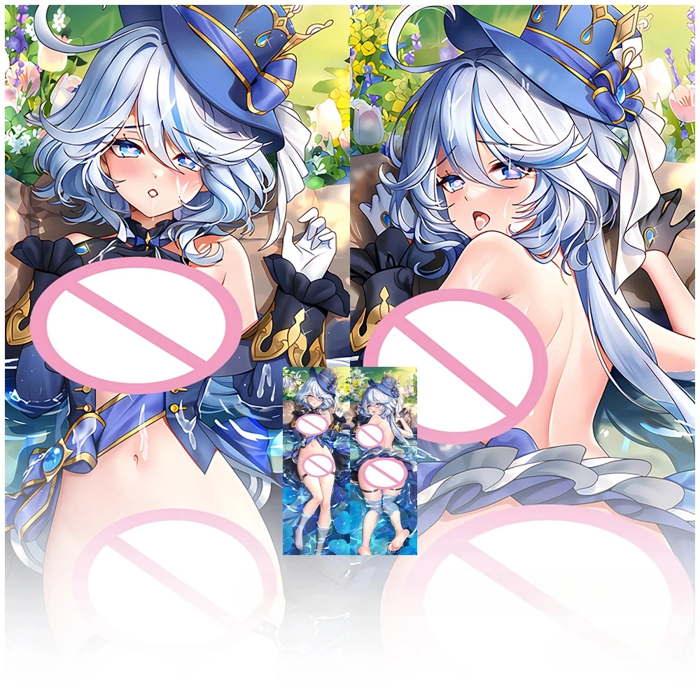 

Game Genshin Impact Furina Cosplay Dakimakura Pillow Case Hugging Body Otaku Pillow Cushion Cover Bedding Gifts